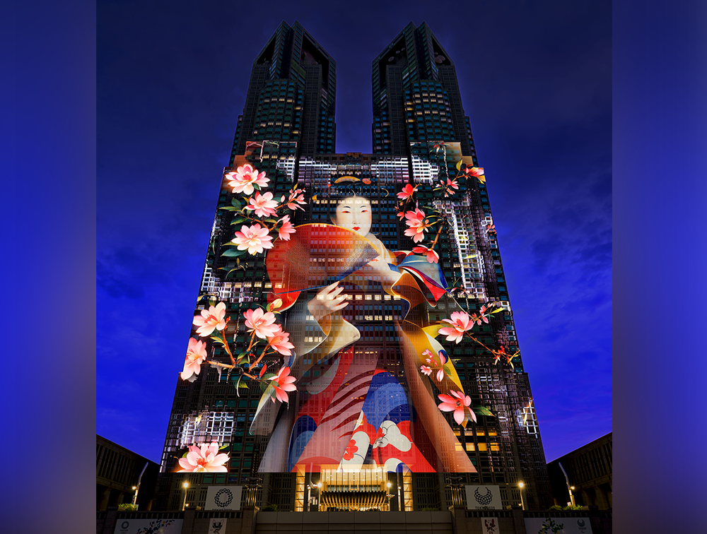 【冬バーゲン★特別送料無料！】 TOKYO Night Project Mapping Projection Tokyo - Light & 絵画